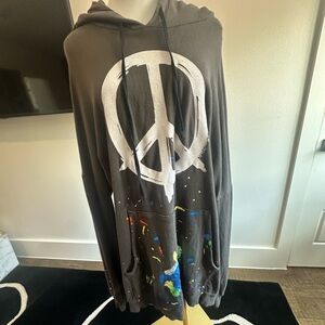 Lauren Moshi hoodie dress. Size medium. Gray